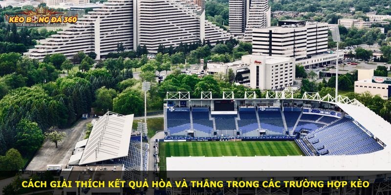 Cách giải thích kết quả hòa và thắng trong các trường hợp kèo